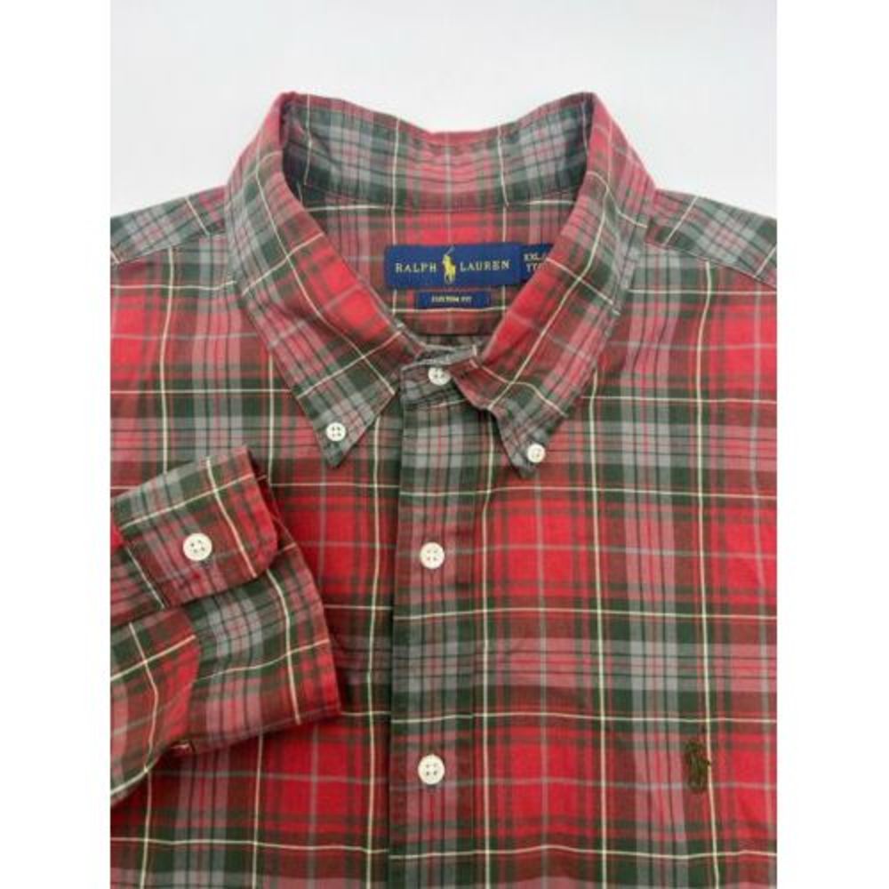 Ralph Lauren Red Plaid Men's Shirt